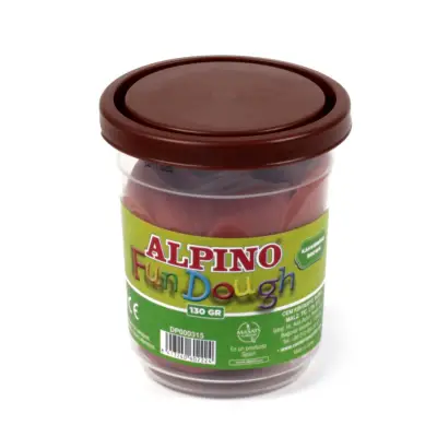 Alpino Tek Renk Oyun Hamuru 130 Gr. - Kahverengi