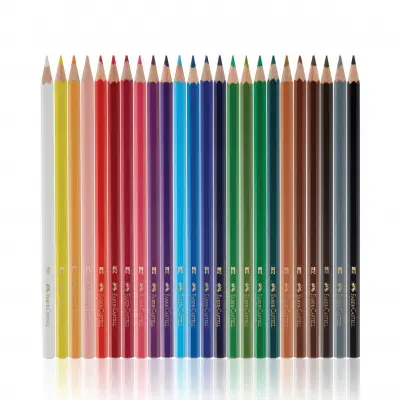 Faber-Castell Karton Kutu 24 Renk Boya Kalemi